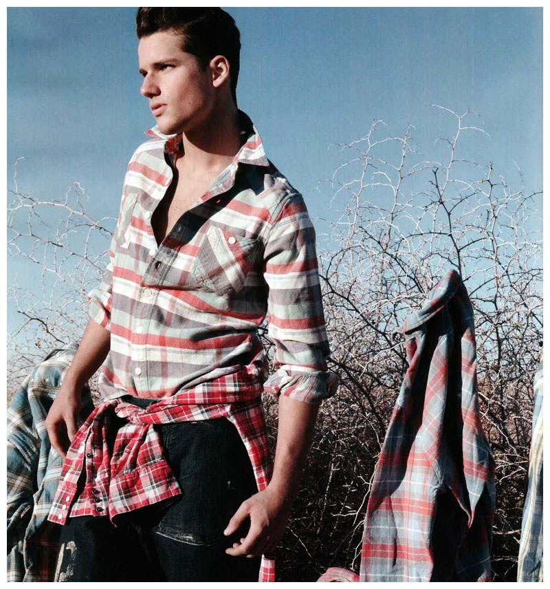 Double RL | Arthur Sales by Milan Vukmirovic for <em>LOfficiel Hommes</em>