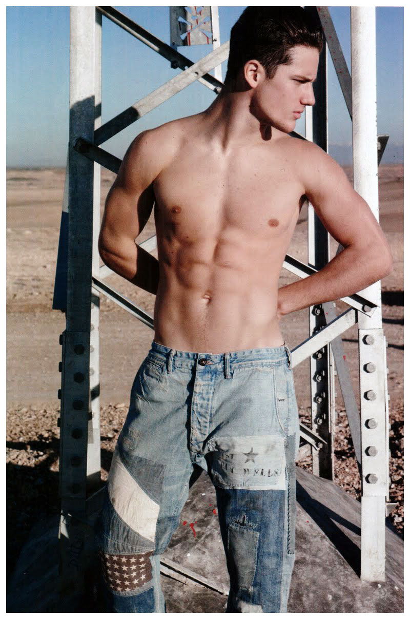 Double RL | Arthur Sales by Milan Vukmirovic for <em>LOfficiel Hommes</em>