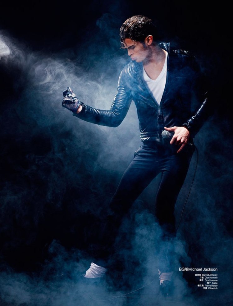 Baptiste Giabiconi by Xiang Sun | <em>LOfficiel Hommes China</em> April 2010