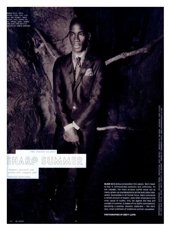 <em>GQ Style</em> | David Agbodji by Brett Lloyd