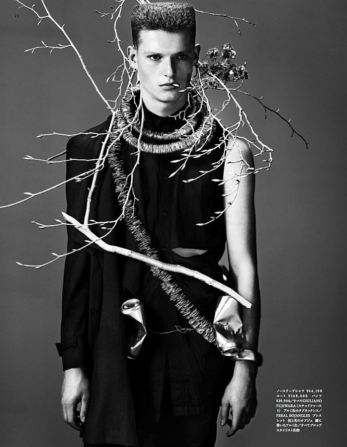 Rebirth of Nature | Julius Gerhardt by Josh Olins for <em>Vogue Hommes Japan</em>