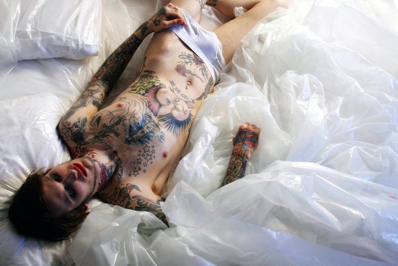 The Lipstick Portraits Featuring Jonathan Kroppmann by Michael Angelo | Exclusive