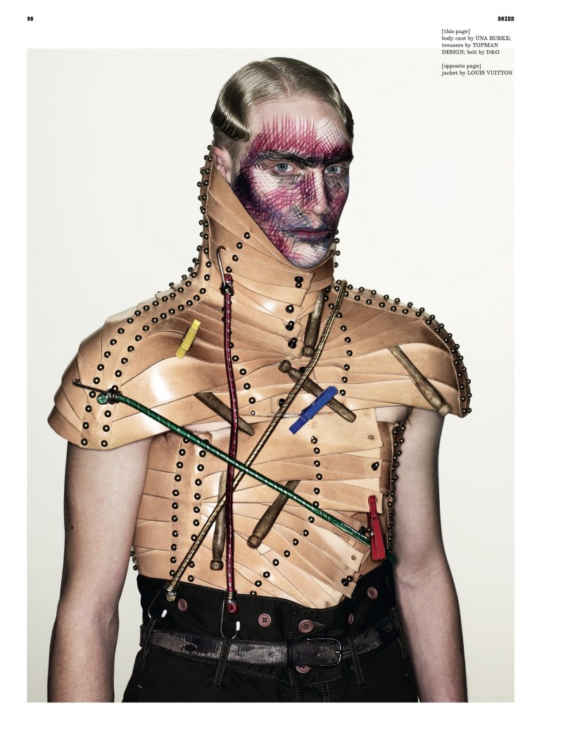 Aiden Andrews, Anthony Murrell & Taras Koltun by Richard Burbridge for <em>Dazed & Confused</em>