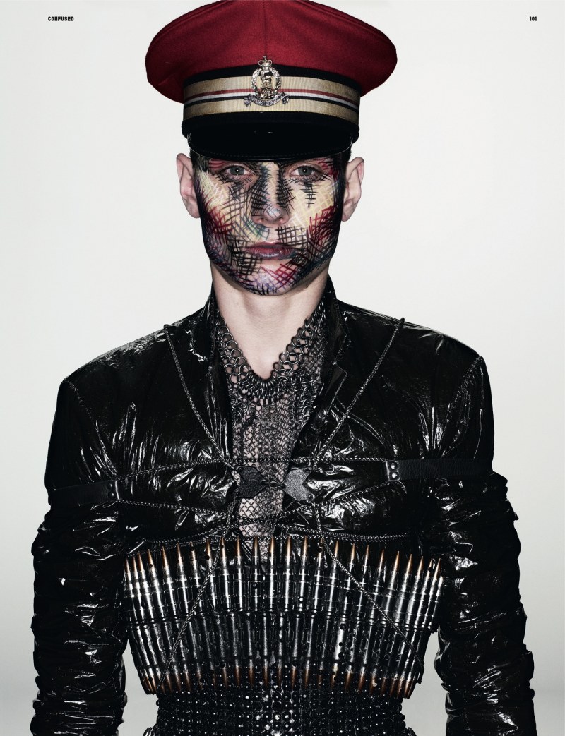 Aiden Andrews, Anthony Murrell & Taras Koltun by Richard Burbridge for <em>Dazed & Confused</em>