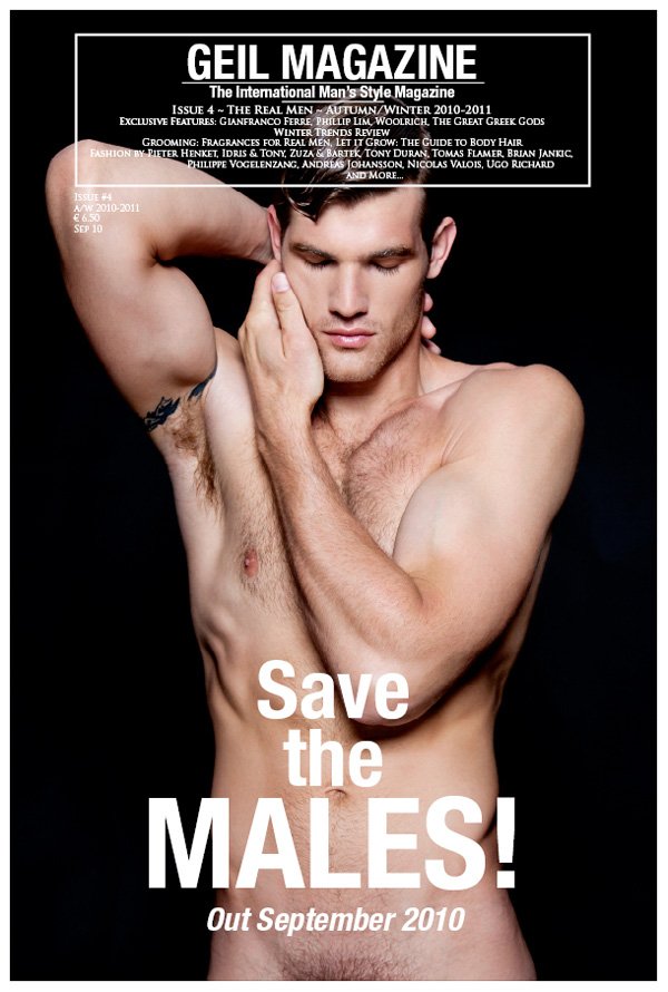 Ned Shatzer, Doug Porter, Marcus Andersson, Chris Mosier & David Axell by Idris + Tony for <em>Geil</em> Magazine