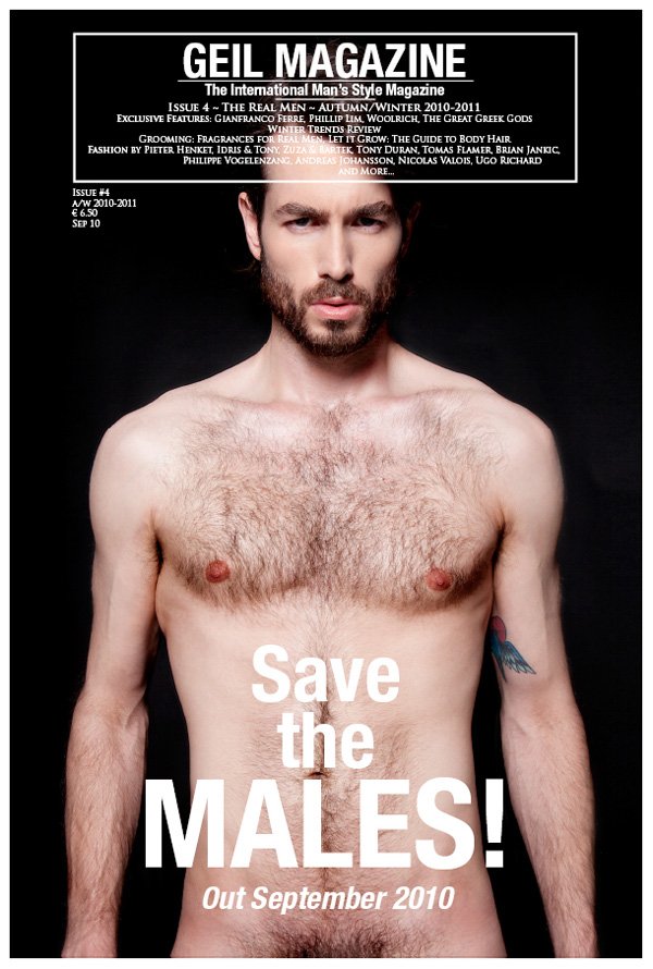 Ned Shatzer, Doug Porter, Marcus Andersson, Chris Mosier & David Axell by Idris + Tony for <em>Geil</em> Magazine