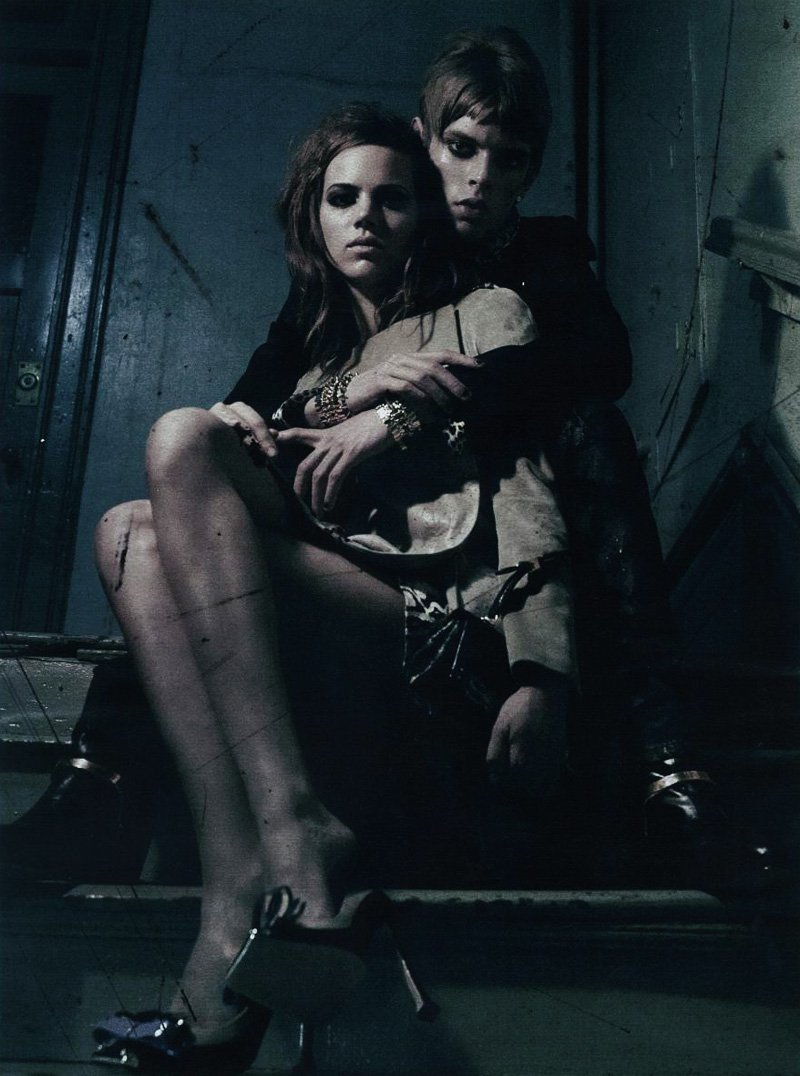 Dan Kling & Freja Beha Erichsen by Craig McDean in Modern Love for <em>Interview</em>
