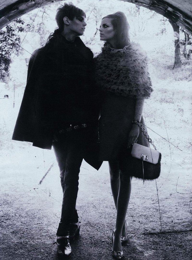 Dan Kling & Freja Beha Erichsen by Craig McDean in Modern Love for <em>Interview</em>