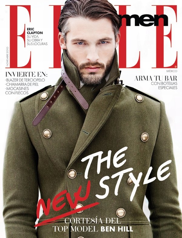 November cover of Elle Men Reynaldo Gonzalez Elle Schneider. November cover of Elle Men