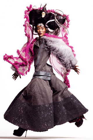 liu wen6 Liu Wen by Thomas Schenk for <em>Vogue Spain</em> January 2011