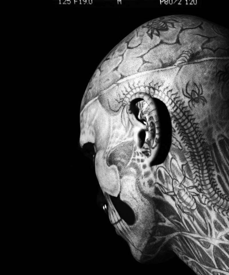 ricoalinegq3 Rick Genest by Aline & Jacqueline for <em>GQ Italia</em> Outtakes