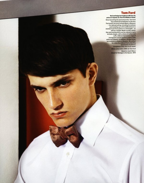 Appearing in the latest edition of Wallpaper Jakob Wiechmann prepares for 