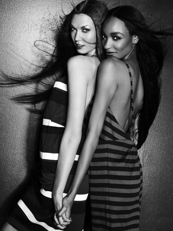 kayt jones Jourdan Dunn & Karlie Kloss by Kayt Jones for <em>i D</em> Spring 2011