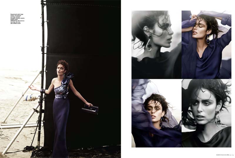 nicole trunfio3 Nicole Trunfio in Giorgio Armani for <em>Harpers Bazaar Singapore</em> April 2011 