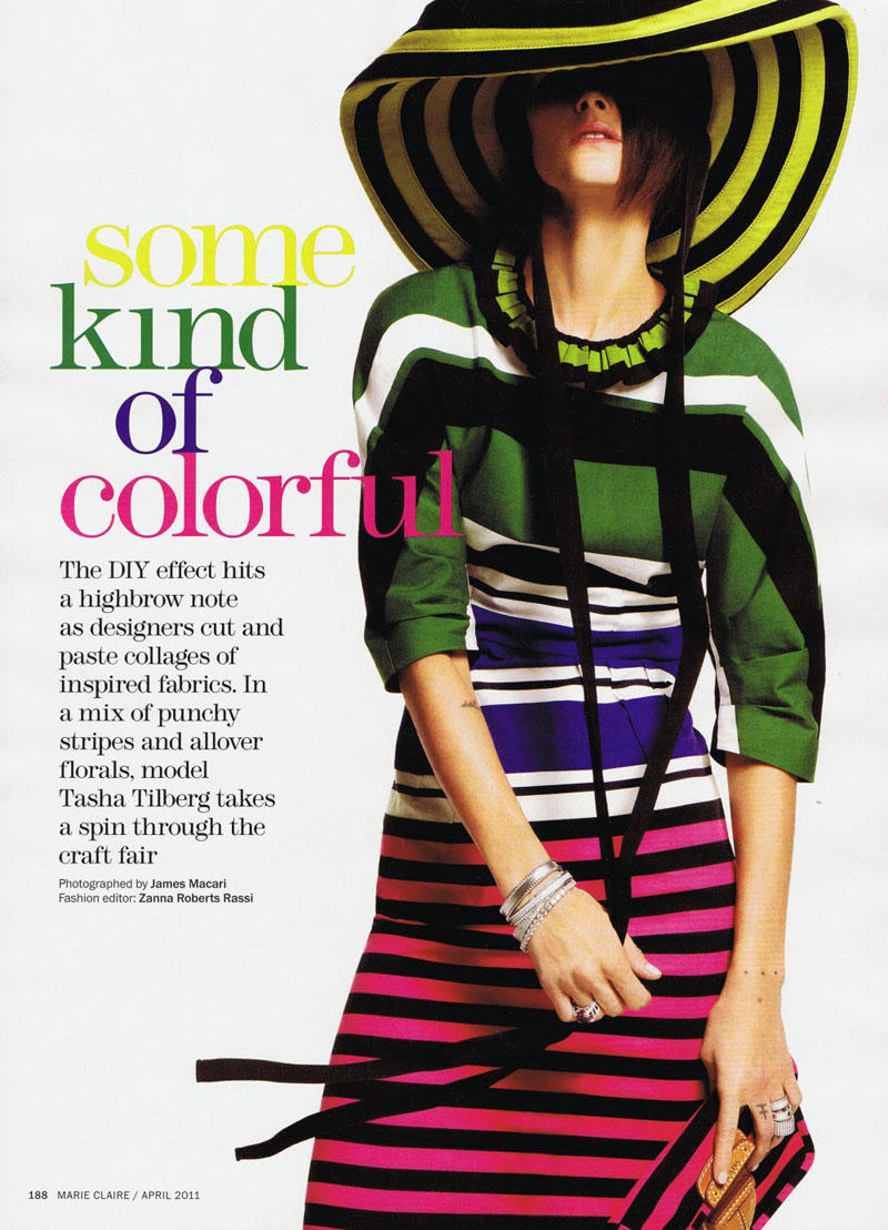 tasha tilberg1 Tasha Tilberg by James Macari for <em>Marie Claire US</em> April 2011