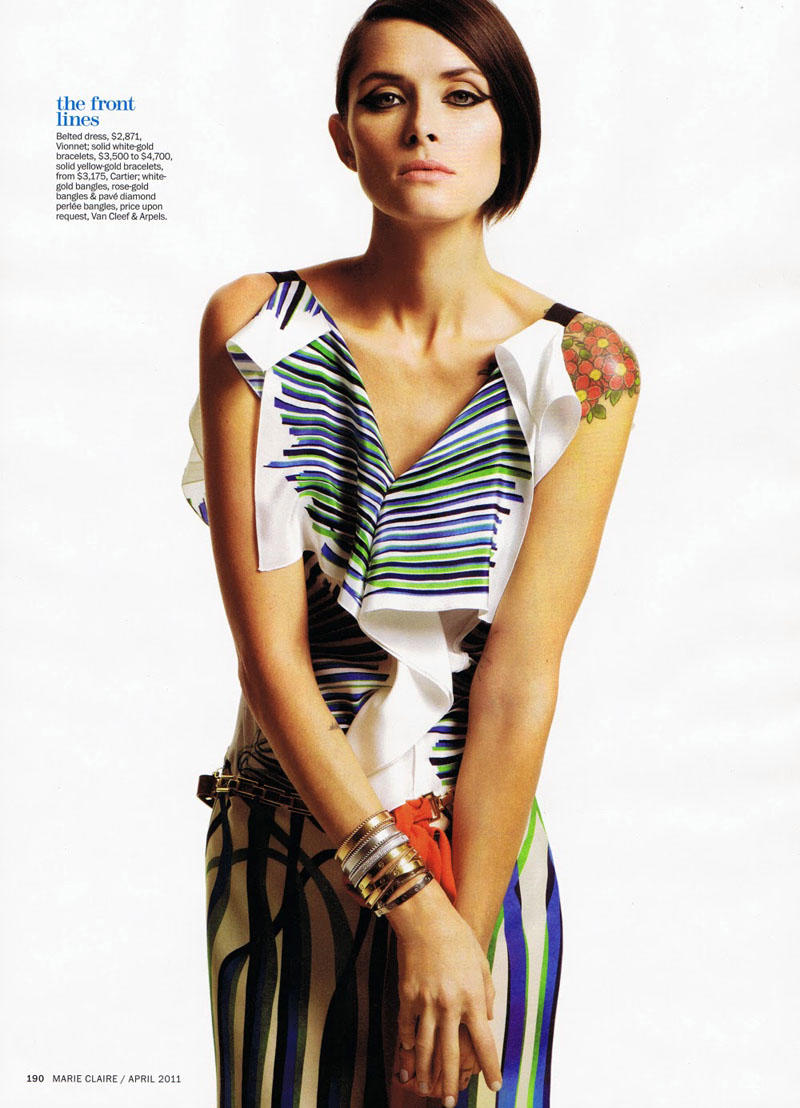 tasha tilberg3 Tasha Tilberg by James Macari for <em>Marie Claire US</em> April 2011