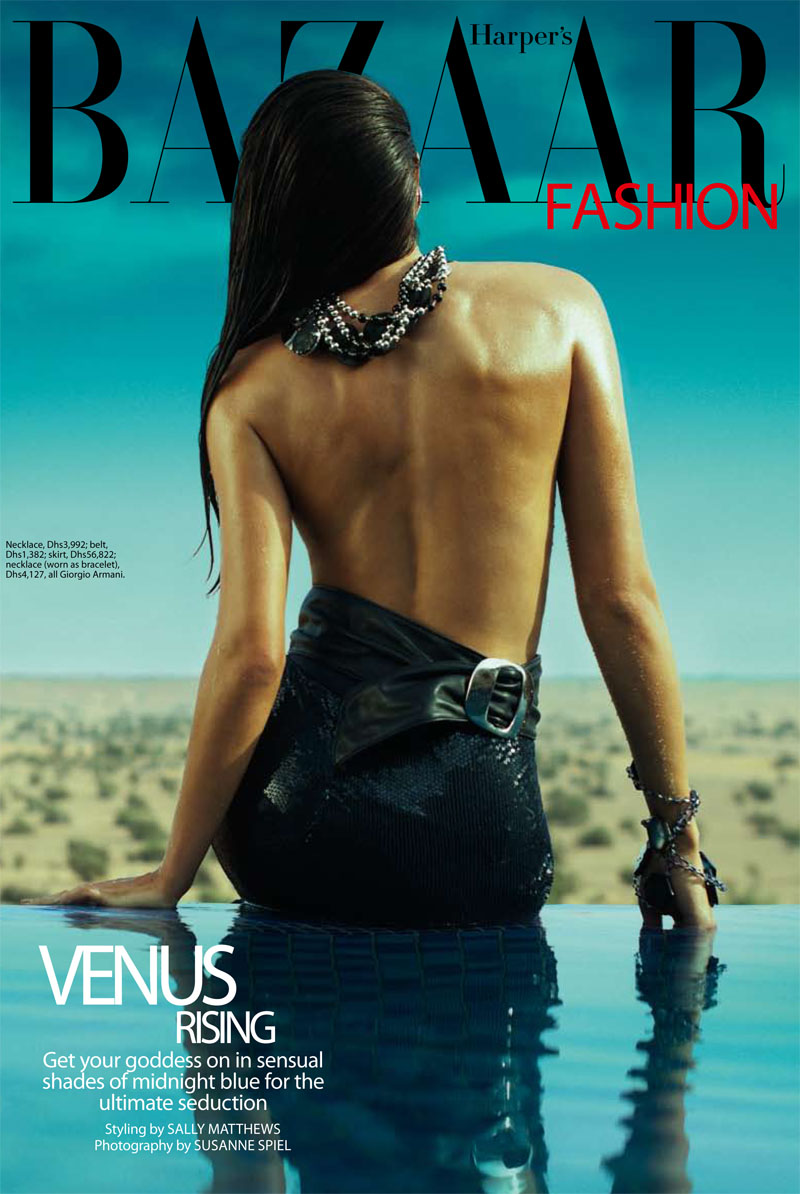 armani1 Vanessa in Giorgio Armani for <em>Harpers Bazaar Arabia</em> April 2011