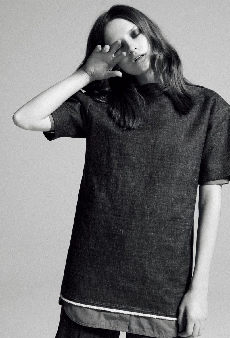 boyish3 Anastasia Kuznetsova by Tina Luther for <em>Harpers Bazaar Hong Kong</em>