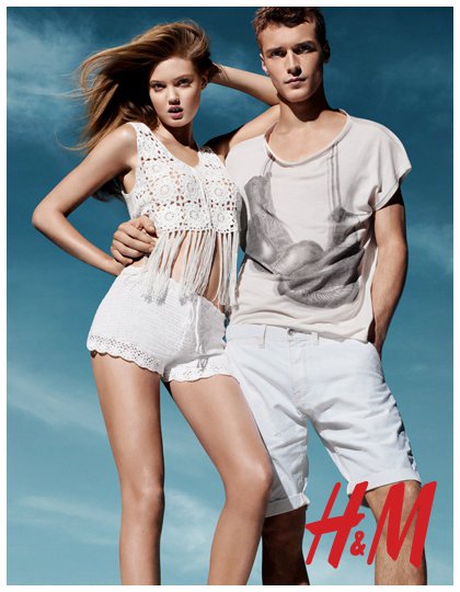 hmcon11 Natasha Poly & Lindsey Wixson for H&M Conscious Campaign by Solve Sundsbo