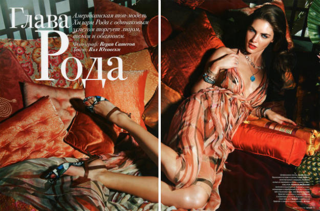 hilary rhoda3 Hilary Rhoda by Regan Cameron for <em>Tatler Russia</em> May 2011