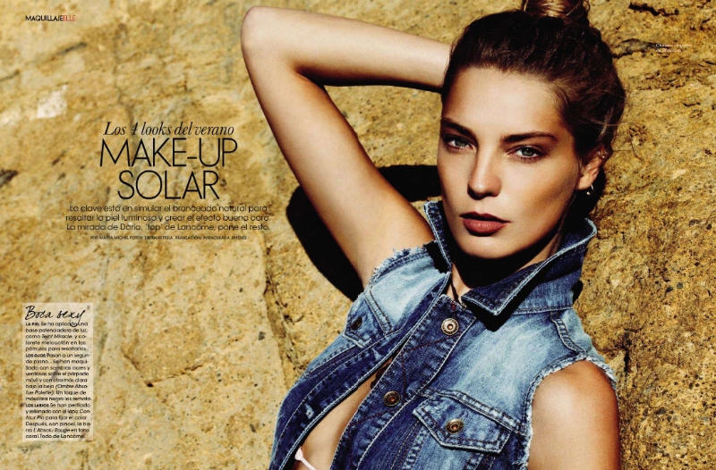 daria beauty1 Daria Werbowy by Derek Kettela for <em>Elle Spain</em> May 2011