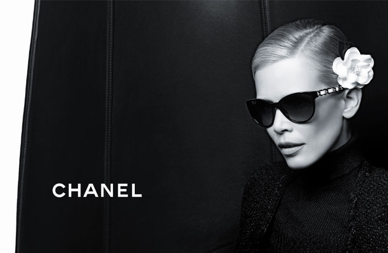 chanel4 Chanel Eyewear Fall 2011 Campaign | Claudia Schiffer by Karl Lagerfeld