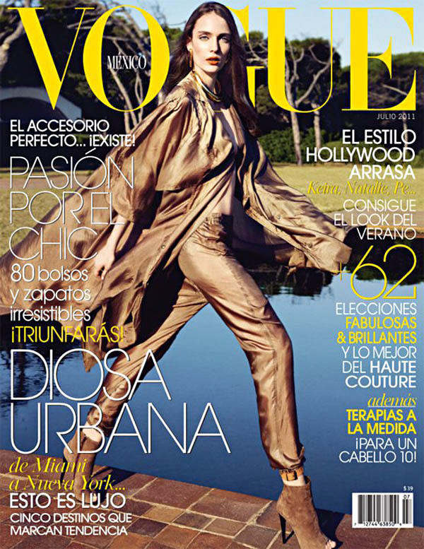 zuzannacover <em>Vogue Mexico</em> July 2011 Cover | Zuzanna Bijoch by Marcin Tyszka